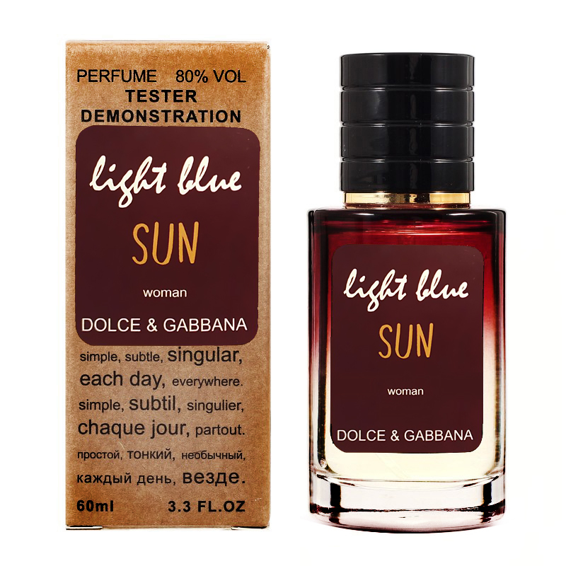 Тестер Dolce Gabbana Light Blue Sun - Selective Tester 60ml