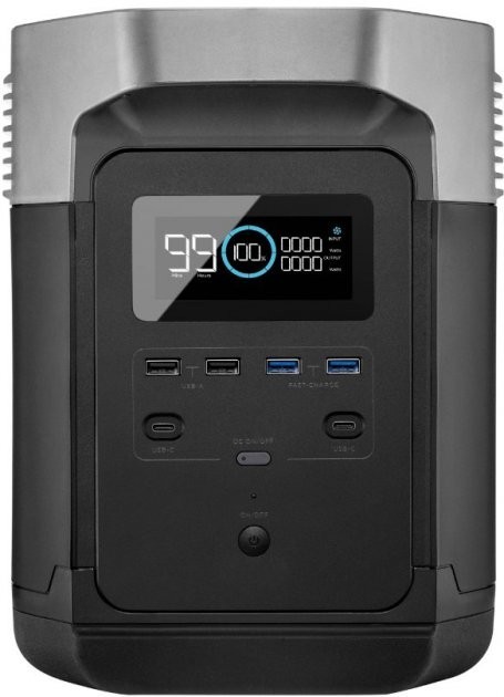 Зарядна станція EcoFlow DELTA EFDELTA1300-EU 2000 Вт 21000 мА/ч Чорно-сірий