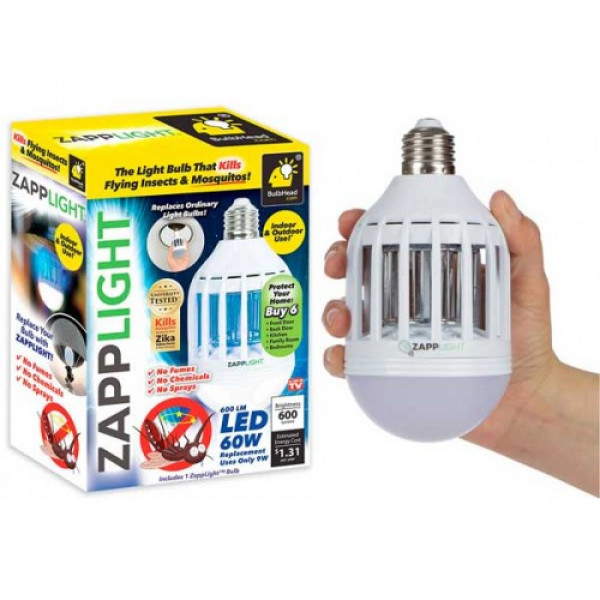 Світлодіодна лампа приманка знищувач комах Zapp Light