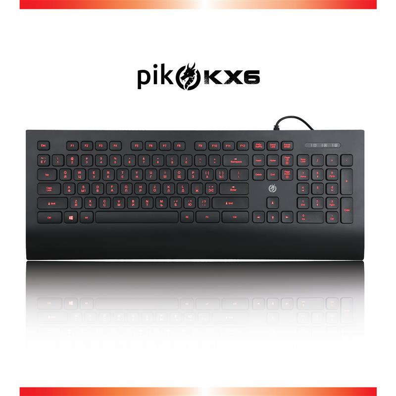 Клавіатура Piko KX6 Black (1283126489556) USB