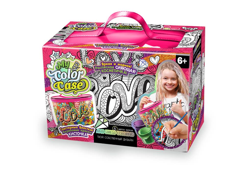 Набор для креативного творчества My Color Case косметичка-раскраска Dankotoys (COC-01-04)