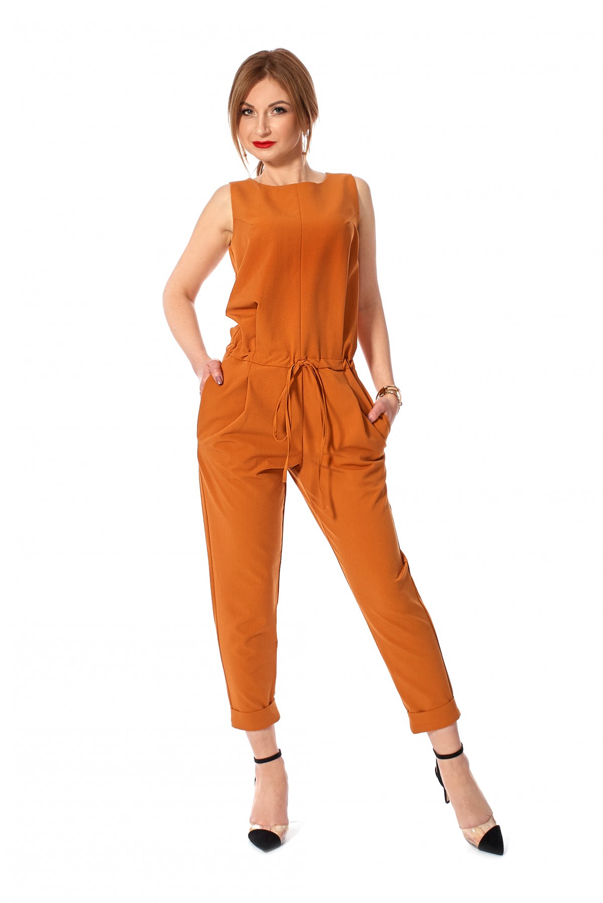 Комбінезон SL-FASHION 42 Гірчичний (SLF-1138.01-1)