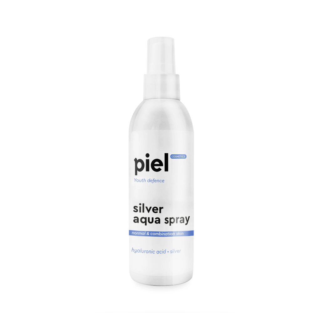 Зволожуючий спрей для нормальної та комбінованої шкіри Piel Cosmetics Silver Aqua Spray Travel Size 100 мл