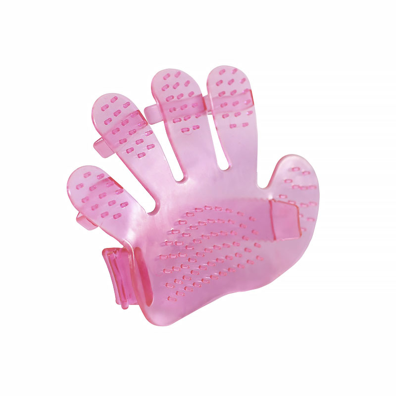 Перчатка для купания и массажа животных Hoopet Pet Wash Brush Pink