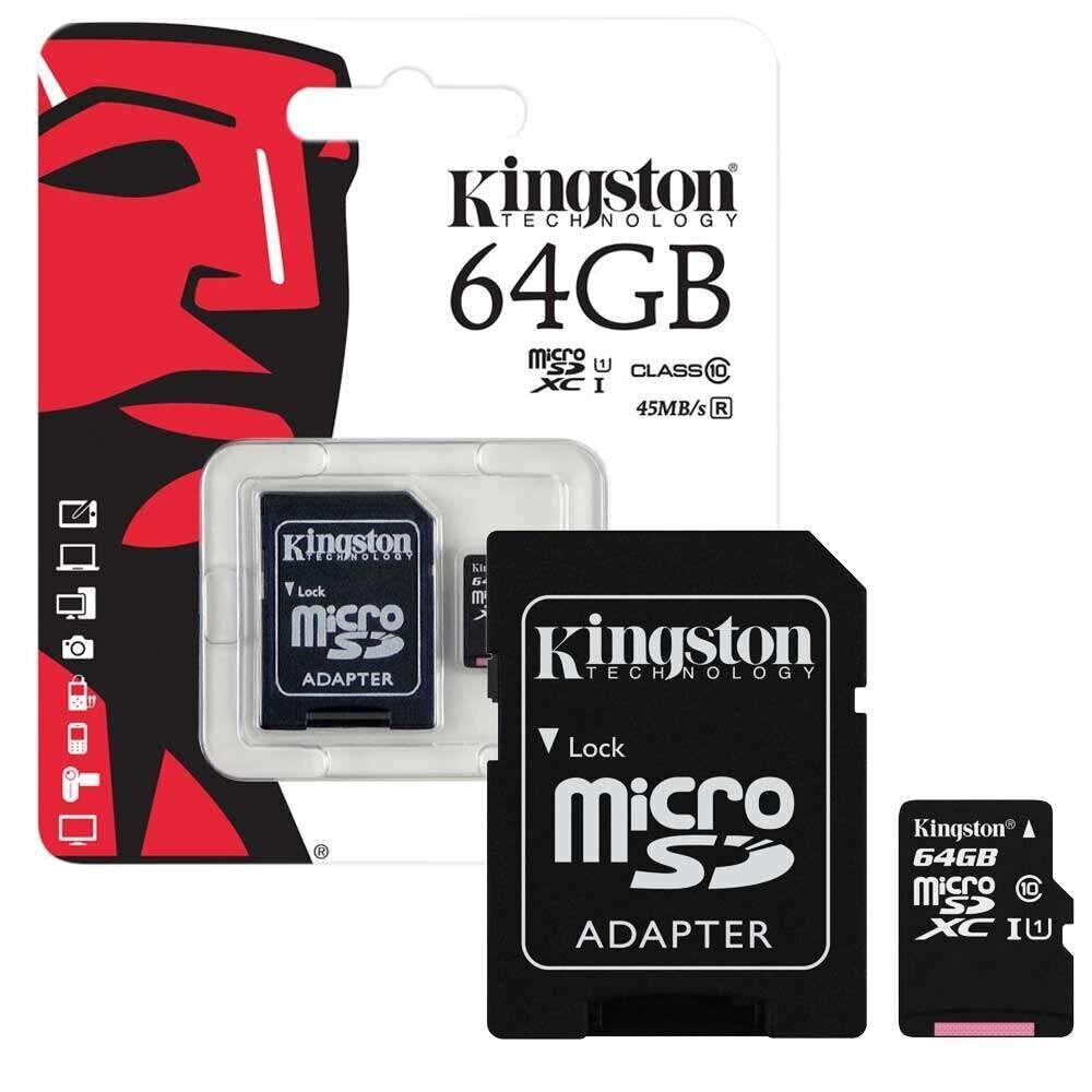 Карта пам'яті Kingston 64Gb micro SD Class 10