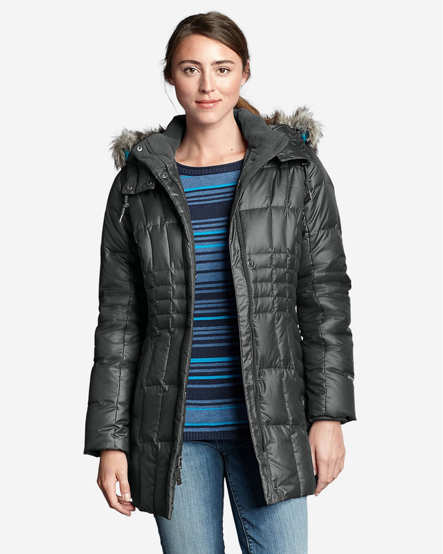Куртка Eddie Bauer Women High Pass Down Parka CINDER XS Сіра (9942CI-XS)