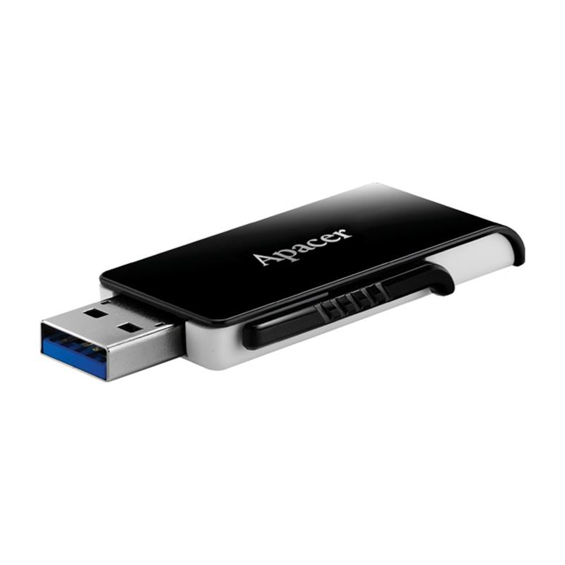 Флеш-накопичувач USB3.0 32GB Apacer AH350 Black (AP32GAH350B-1)