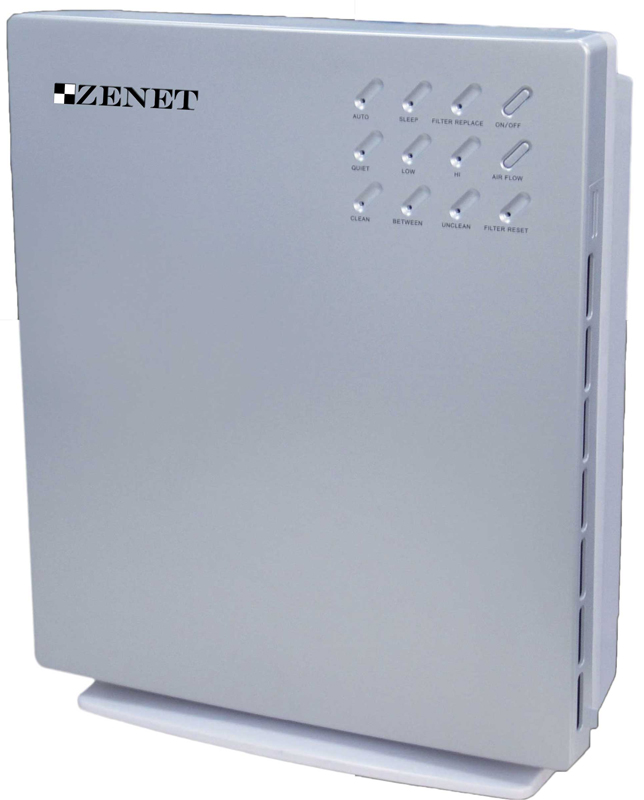 Іонний очищувач повітря ZENET XJ-3100A Сірий