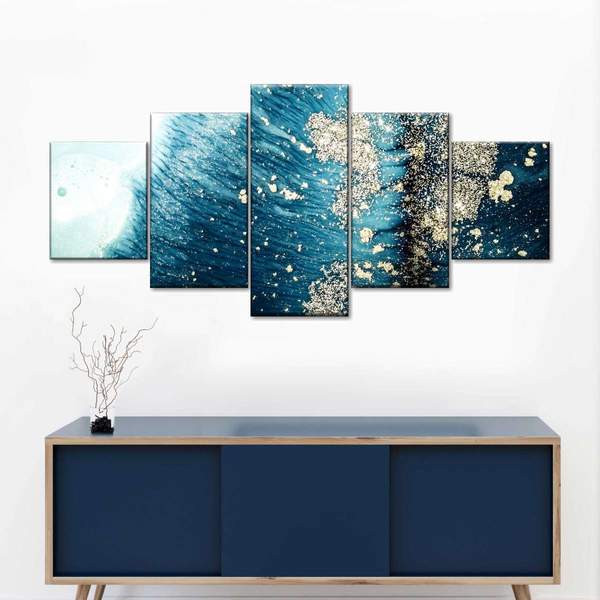 Модульна картина з п'яти частин Art Studio Shop Морська безодня 112x48 см (M5_M_17)