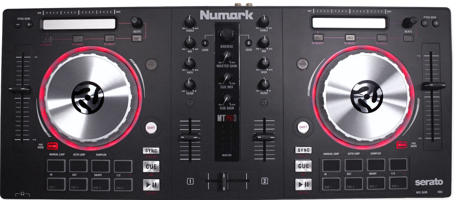 DJ контролер Numark MixTrack Pro 3 Black (PL00877)