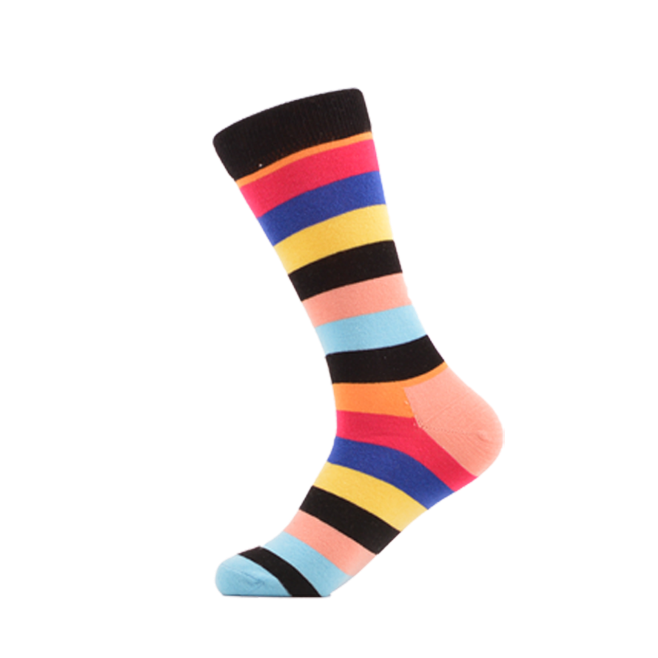Шкарпетки з принтом Sanzetti серії Colour Stripes 40-45 HS-0023