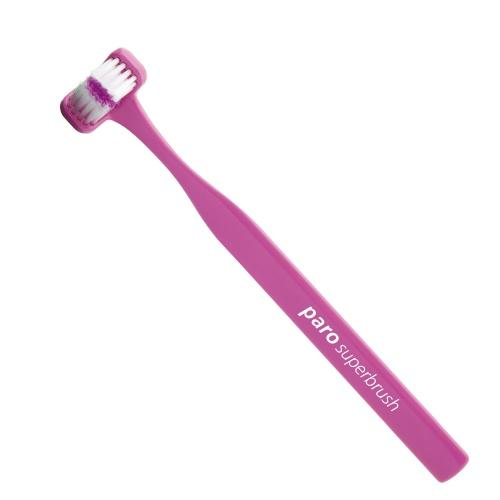 Ортодонтична зубна щітка тристороння paro® Superbrush, Paro Swiss (MM00377)
