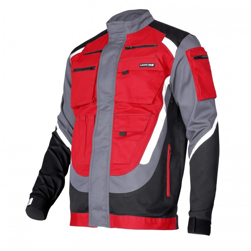 Куртка защитная LahtiPro 40406 L Красно-черный