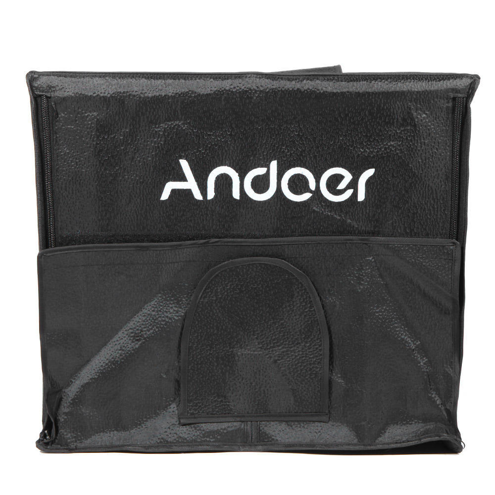 Переносний фотобокс із LED підсвічуванням Andoer LB-01 35 см Black