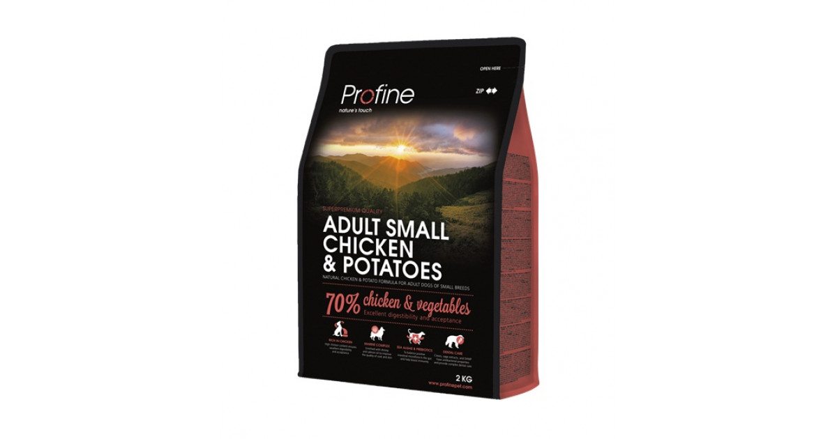 Сухой корм Profine Adult Small Chicken  Potato 2 kg (для взрослых собак мелких пород)