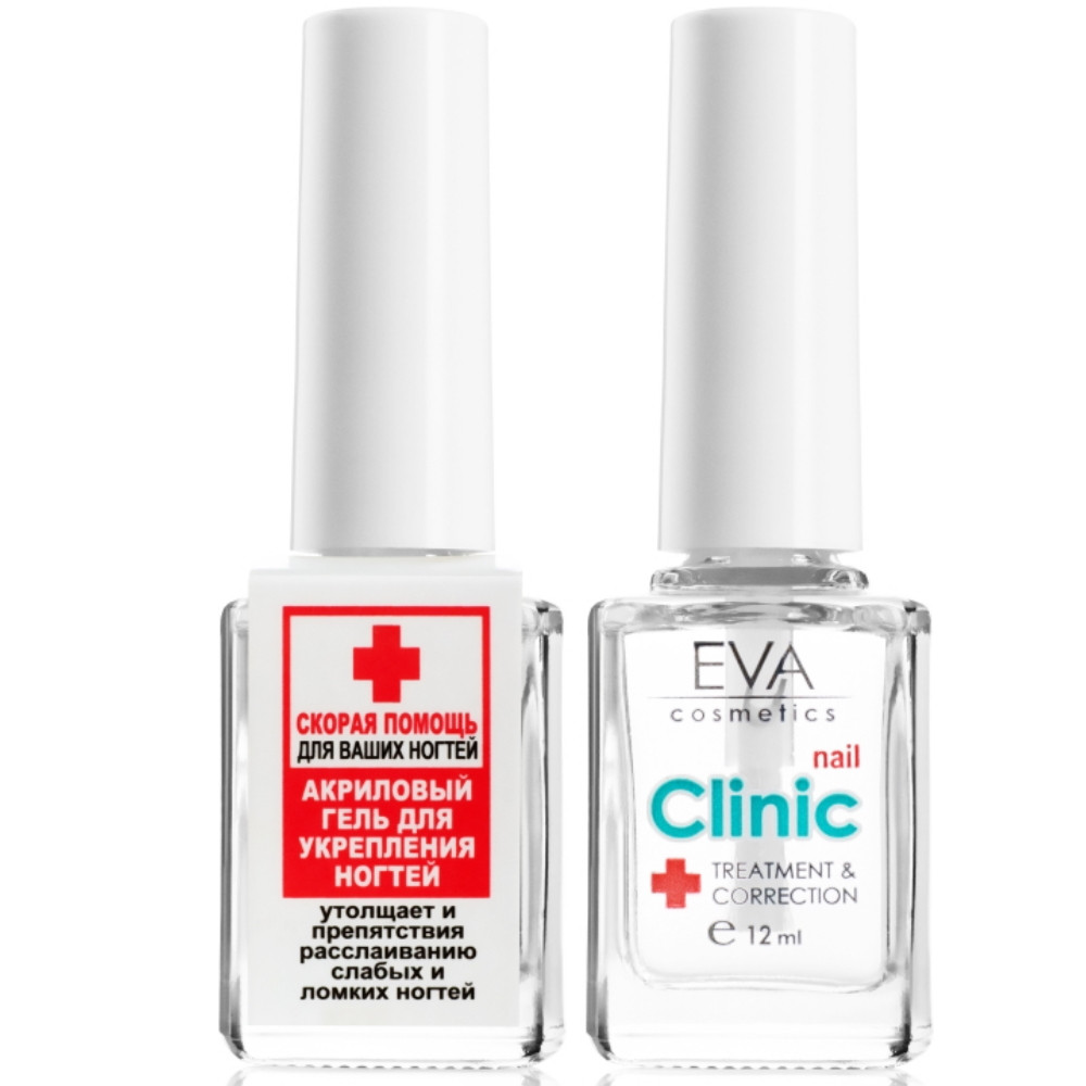 Акриловий гель для зміцнення нігтів Eva Cosmetics Nail Clinic 12 мл 01011900203