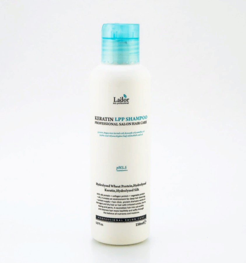 Кератиновый бессульфатный шампунь для восстановления волос La`dor Eco Professional Keratin LPP Shampoo 150 мл (8809500811015)