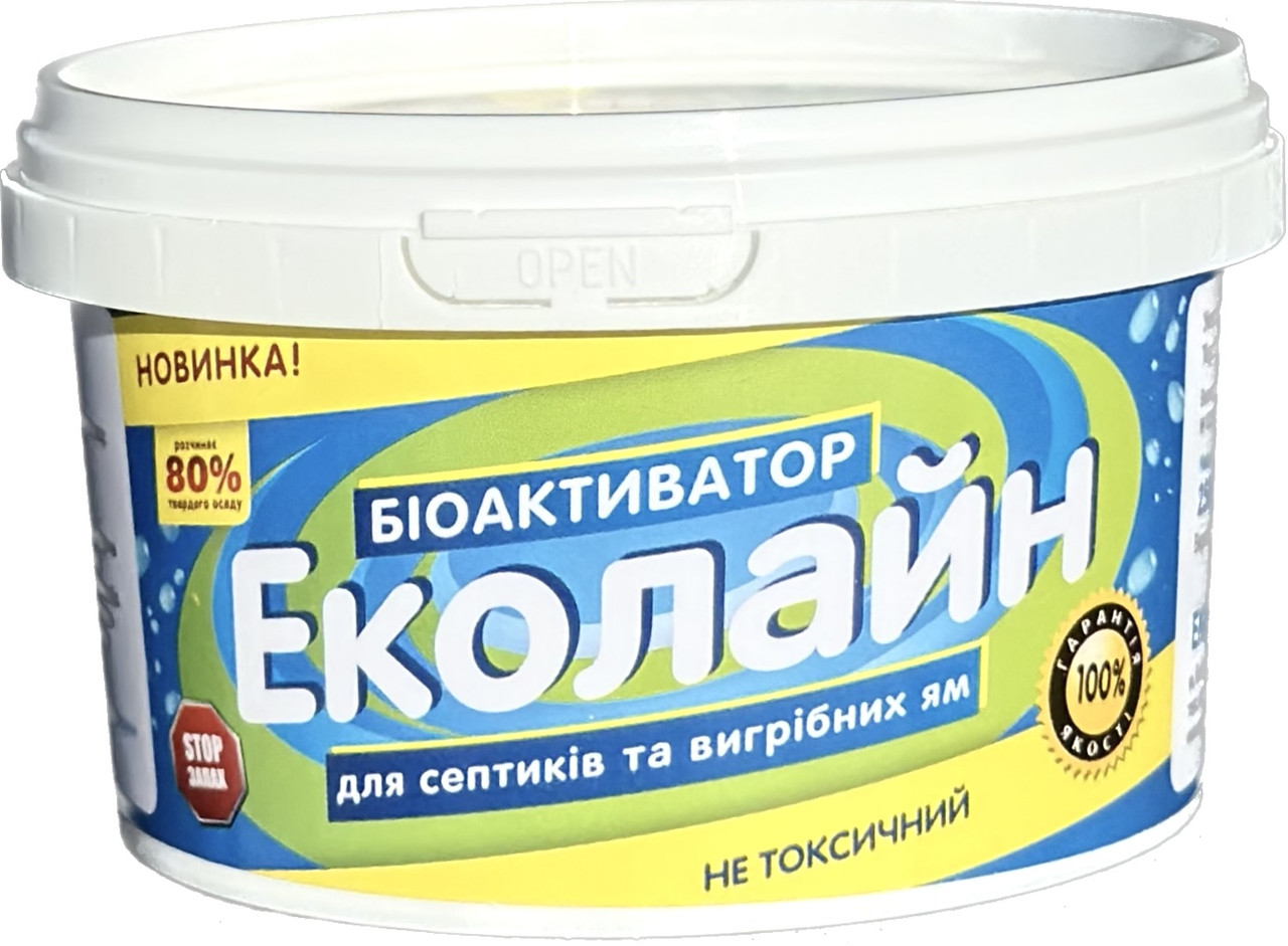 Биопрепарат для септиков и выгребных ям Эколайн 250 г