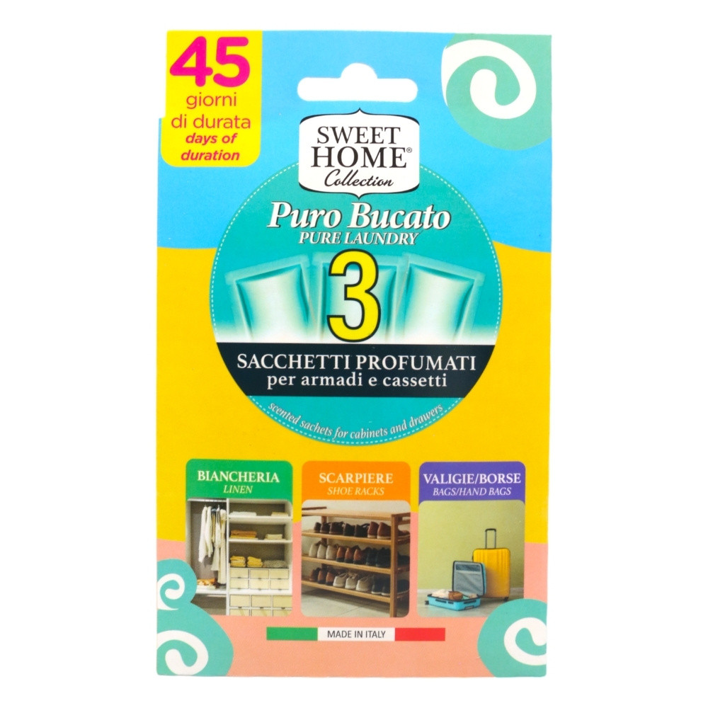 Ароматизатор для шкафа Sweet Home Pure в пластинах 3 шт