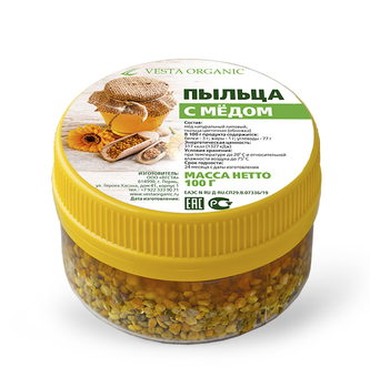 Пилок з медом Vesta Organic 100 г