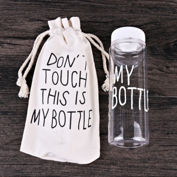 Бутылочка для воды My Bottle в чехле Белая