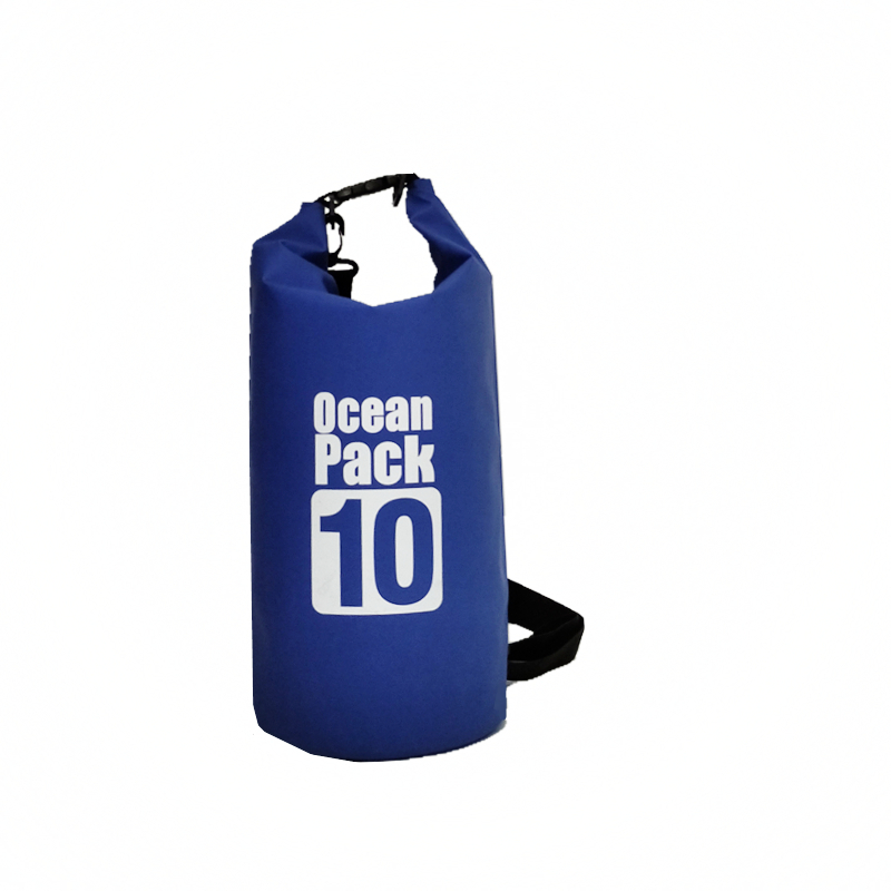 Водонепроникний рюкзак/гермомішок із шлейкою на плече Ocean Pack 10 л Blue (5535821540)