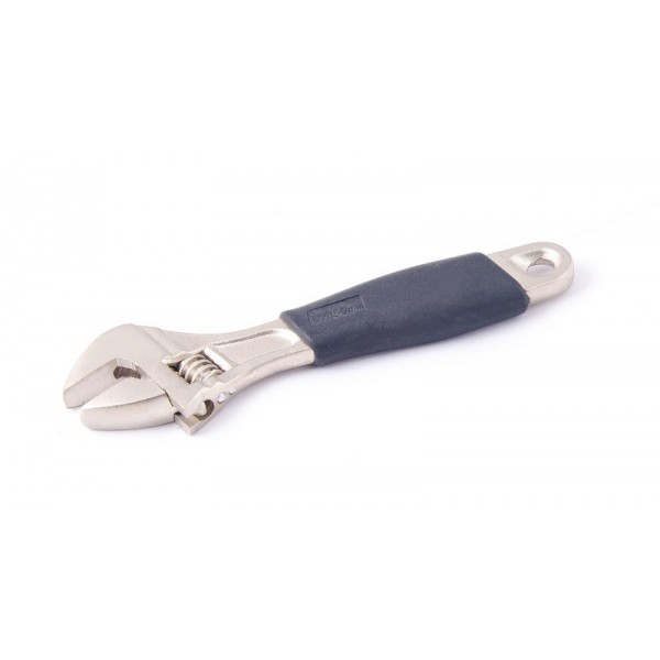 Ключ розвідний MASTERTOOL 150 мм 0-20 мм з гумовою ручкою 76-0121