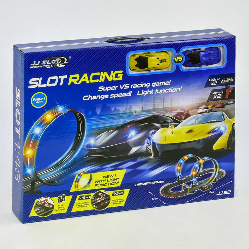 Автотрек Racing Track JJ 82-2 384 см (2-JJ82-2-72437)