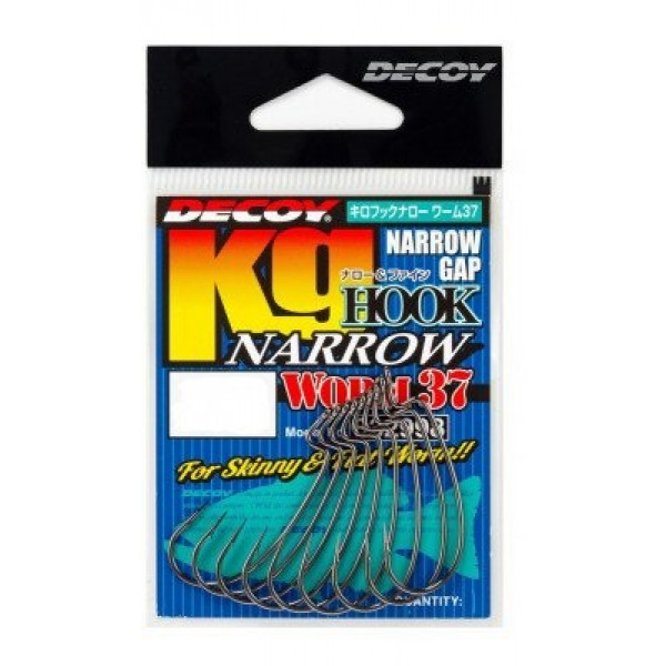 Крючок Decoy Worm 37 Kg Hook Narrow #03 9 шт/уп (1013-1562.08.81)