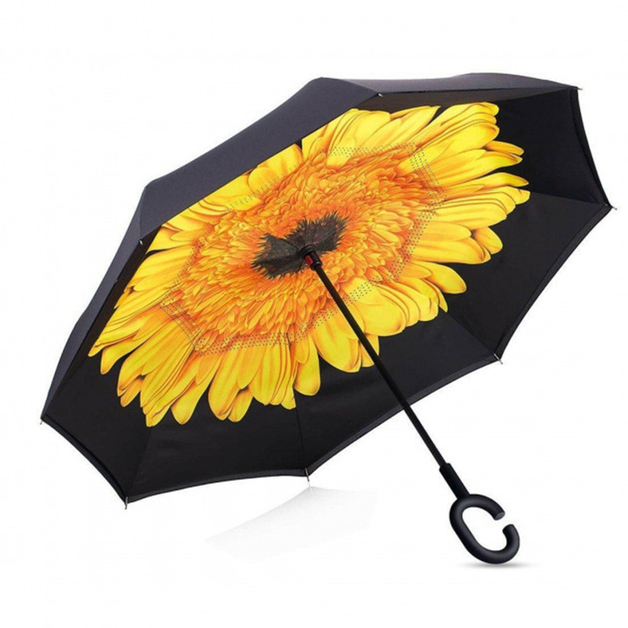 Розумна парасолька Up-Brella Жовта Квітка (2907-7783)