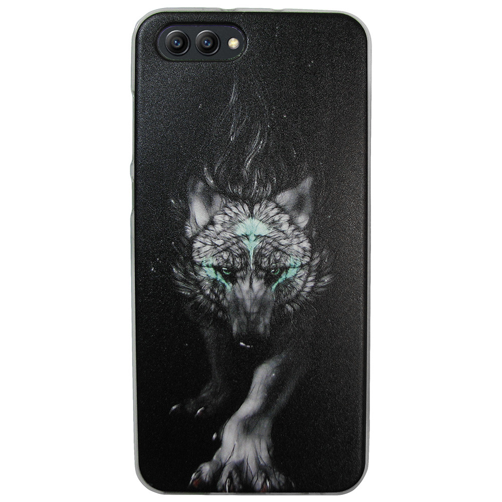 Чохол із малюнком Printed Silicone для Honor V10 Вовк (hub_UyHA32593)