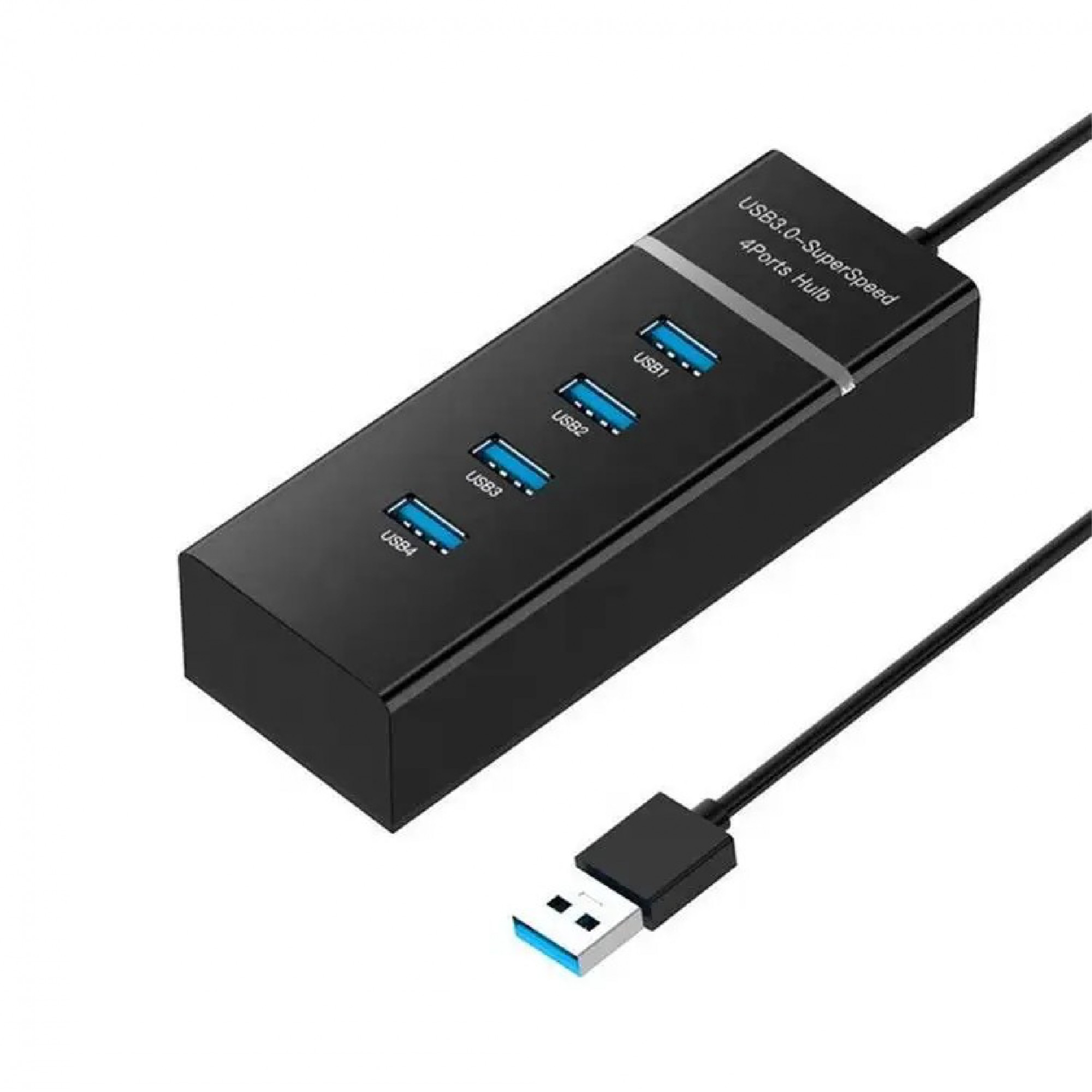 USB-хаб XON SmartHub Lite 4хUSB3.0 Чорний (UHALP040043B 4972)