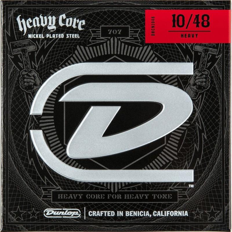 Струны для электрогитары Dunlop DHCN1048 Heavy Core Heavy Set Electric Guitar Strings 10/48