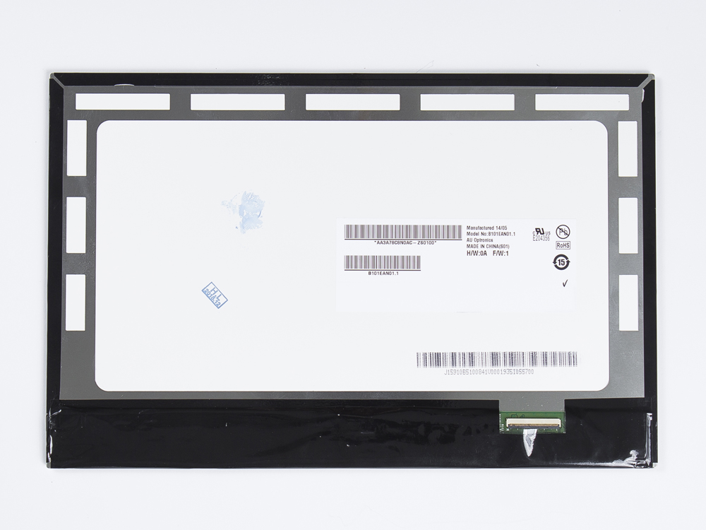 LCD матрица AU Optronics для планшета ASUS ME102A(K00F) 10.1 AUO B101EAN01.1 1280 х 800 глянцевая 36pin (A502)