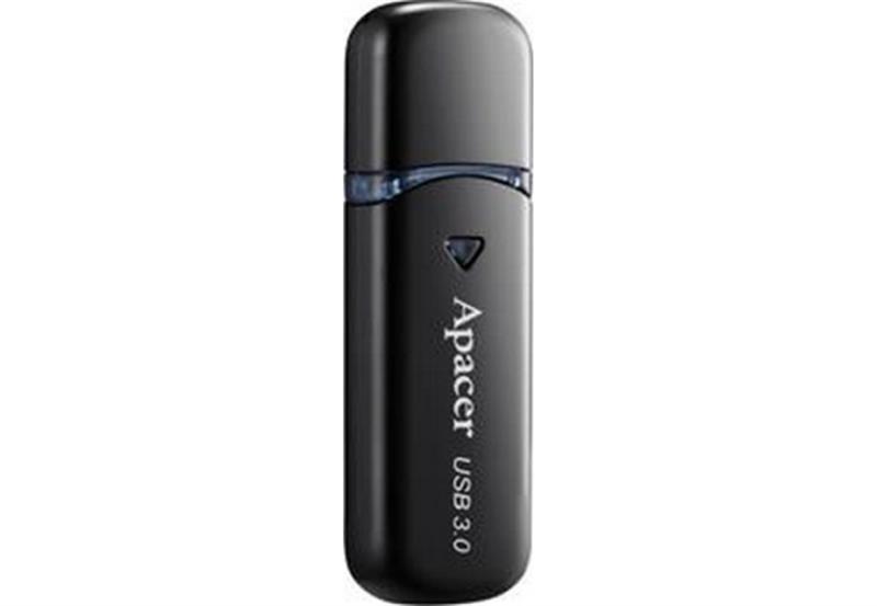 Флеш-накопичувач USB3.0 64GB Apacer AH355 Black (AP64GAH355B-1)