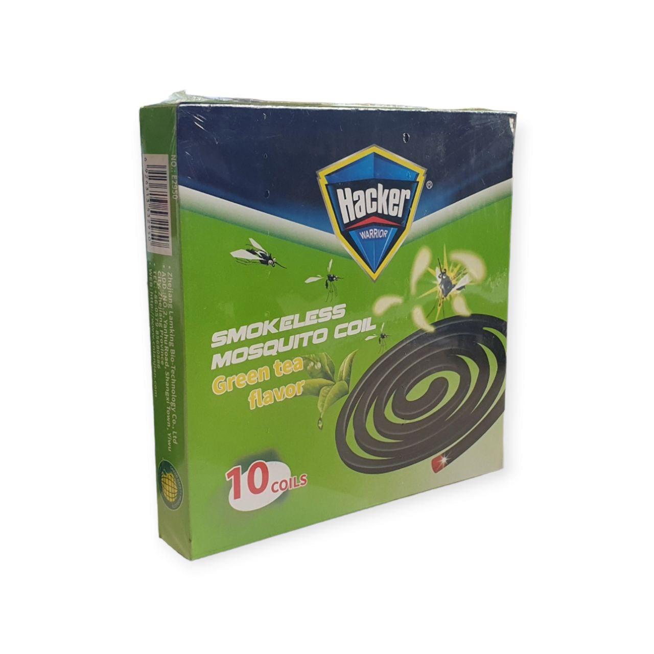 Спираль от комаров HACKER 10 шт/уп, Green Tea