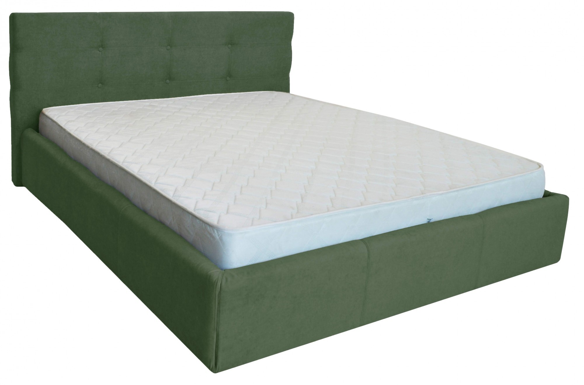 Кровать Richman Манчестер Comfort 120 х 200 см С подъемным механизмом и нишей для белья Зеленая
