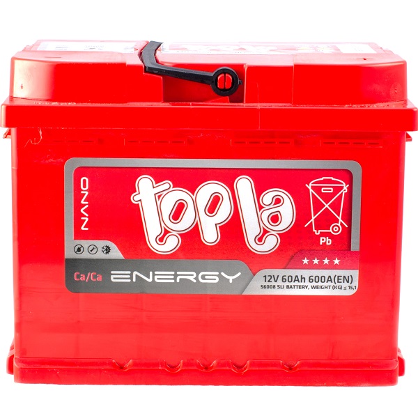 Автомобильный аккумулятор Topla 60 Ah/12V Energy Euro (0) (108060)