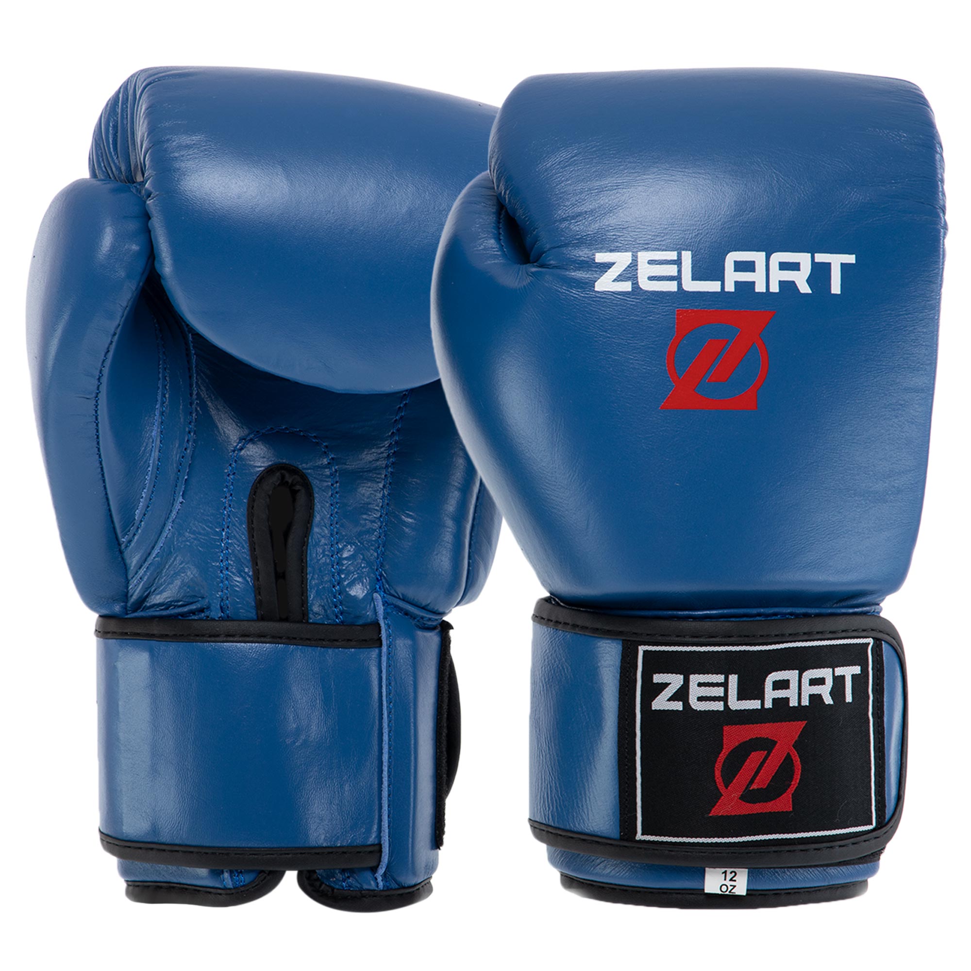 Перчатки боксерские Zelart VL-8477 14 унций Синий