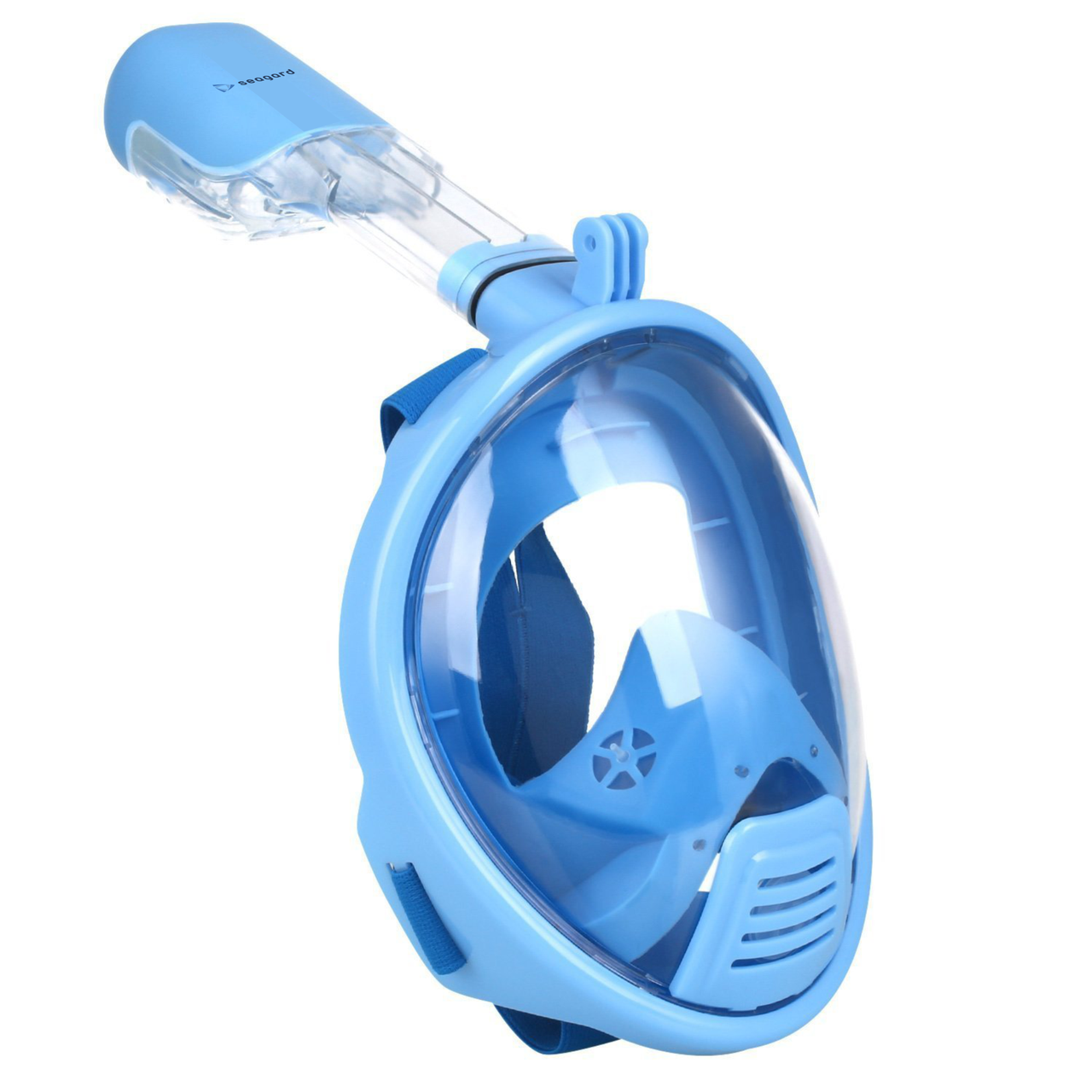Дитяча маска для плавання Seagard Easybreath-II із кріпленням для камери XS Блакитна (SUN1010)