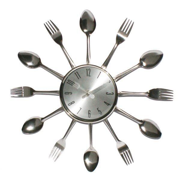 Настінний годинник вилки-ложки Silver Fork (110-1081670)