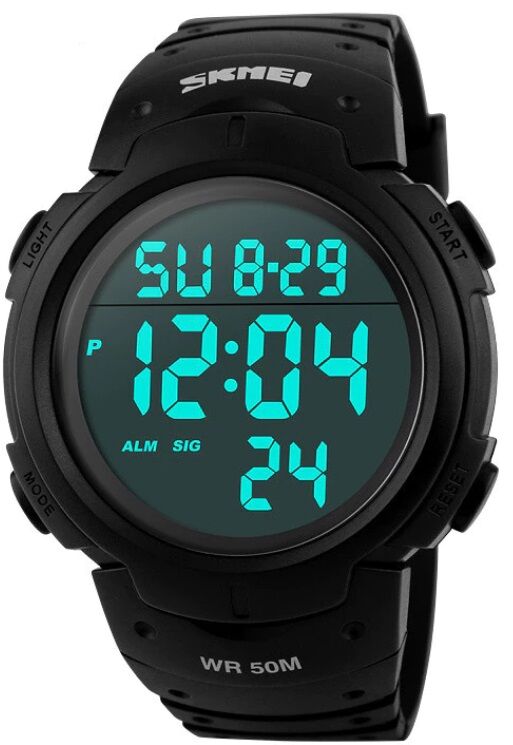 Чоловічий годинник Skmei 1068 Sport Style Чорний