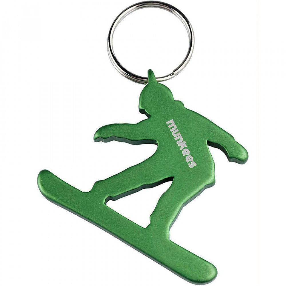 Брелок-открывашка Munkees 3495 Snowboarder Green (1012-3495-GR)