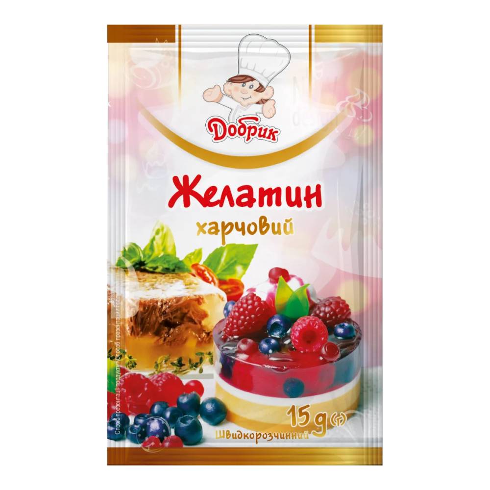 Желатин пищевой Добрик 15 г