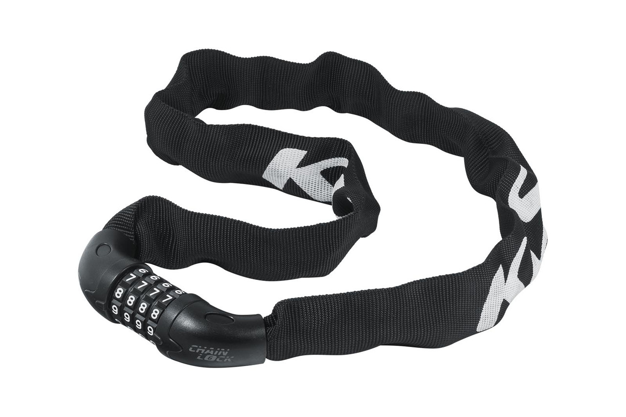 Сталевий кодовий замок KLS Chainlock 6 ланцюг Black