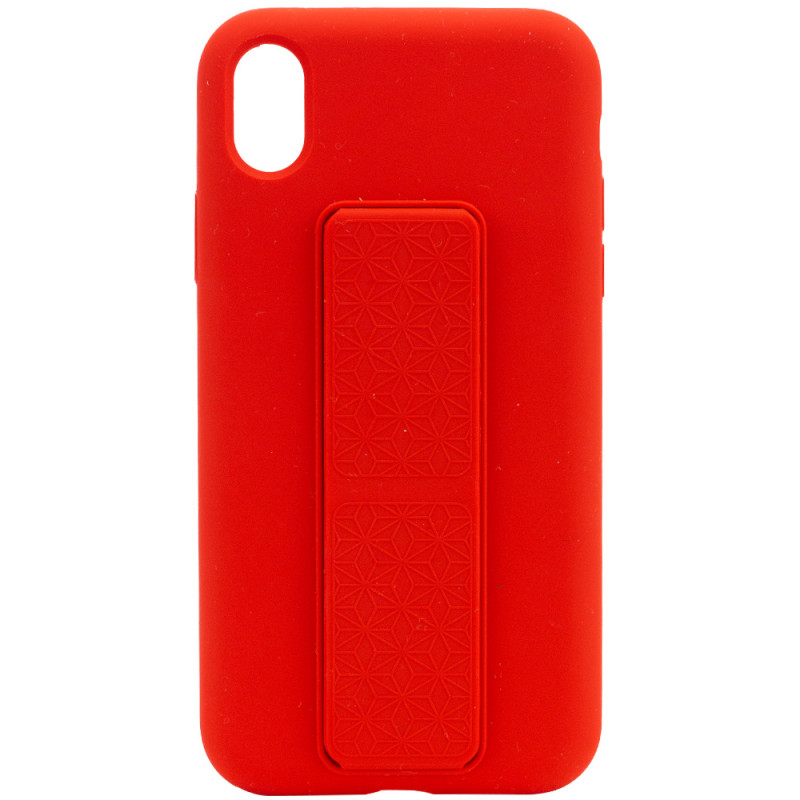 Чохол Silicone Case Hand Holder Apple iPhone XS Max (6.5) (Червоний / Red) 1096624