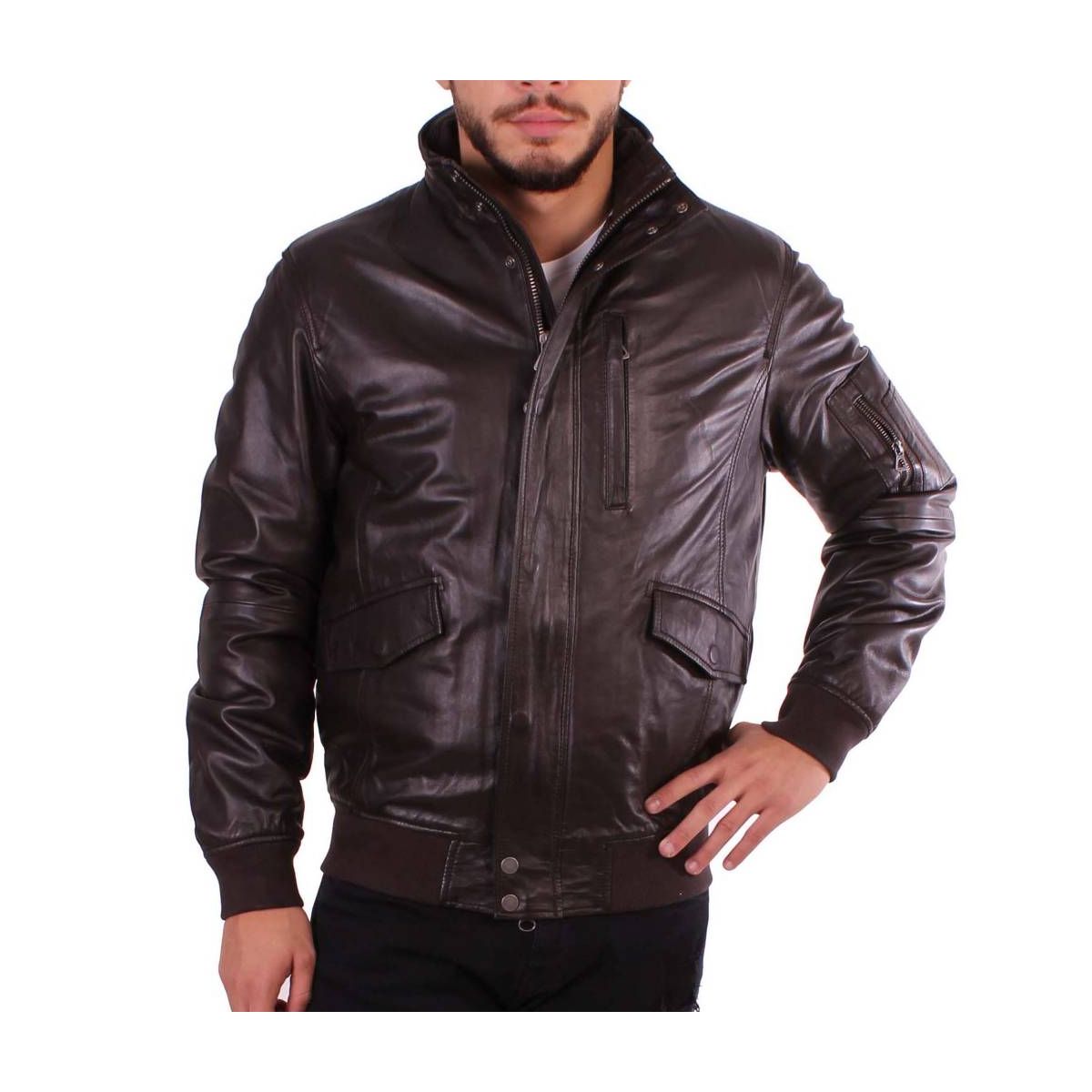 Куртка чоловіча Geox M5422A BROWN 46 Коричневий (M5422ABRW)