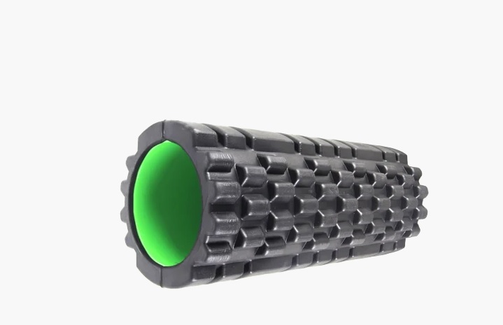Масажний ролик Power System Fitness Foam Roller PS-4050 Чорно-зелений