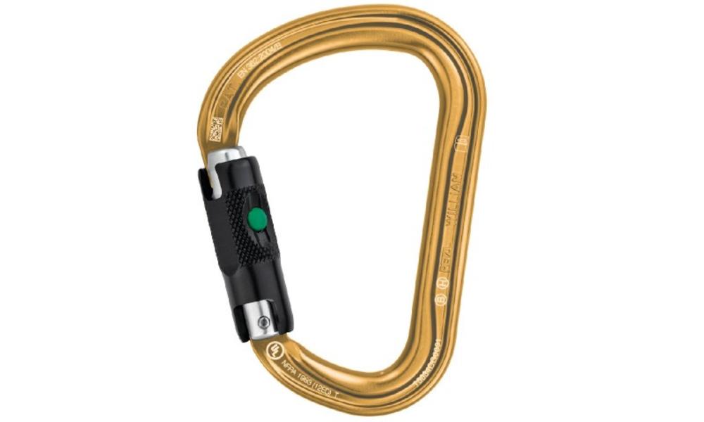 Карабин Petzl William Ball-Lock Gold (1052-M36A BLY)