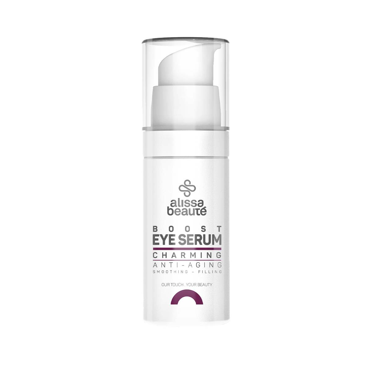 Сироватка для зменшення мімічних зморшок навколо очей та губ Charming Boost Eye Serum Alissa Beautе 30 мл